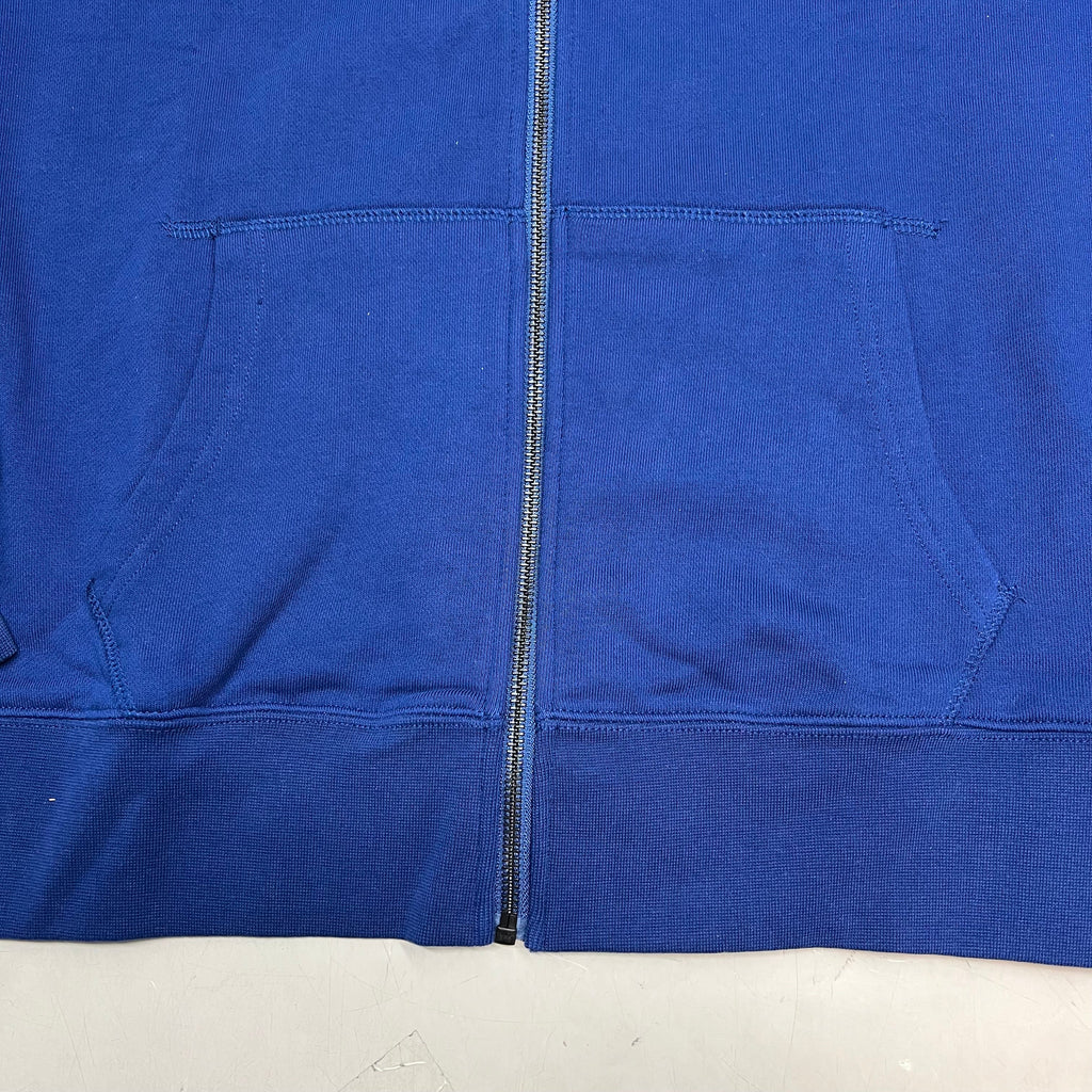 MONSTERCAT Records Full Zip Hooded Jacket W/ Printed Back Men's Sz S Blue