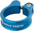 Wolf Tooth Seatpost Clamp - 28.6mm Bolt-On Blue