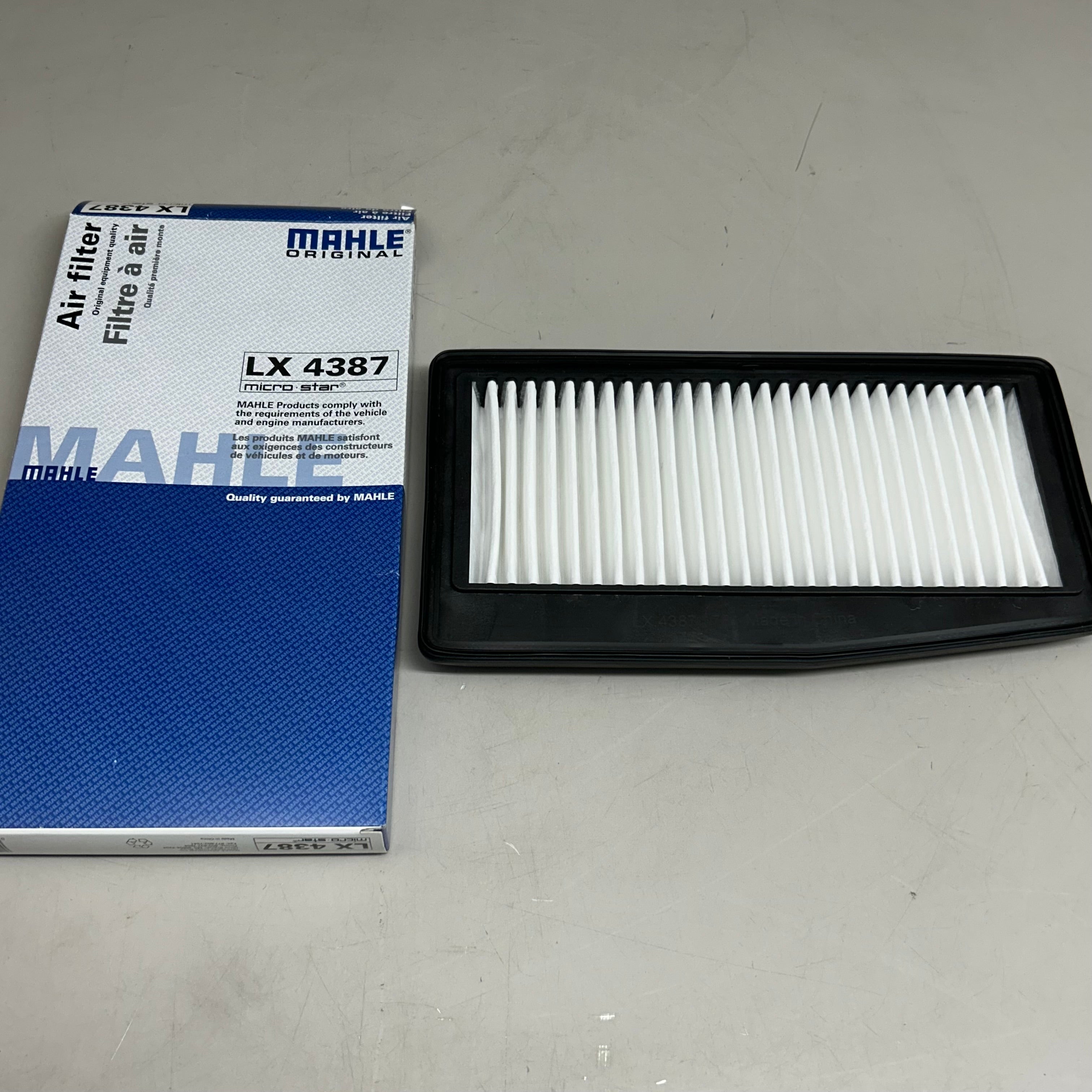 MAHLE Air Filter Replacement Part For Chevy LX 4387