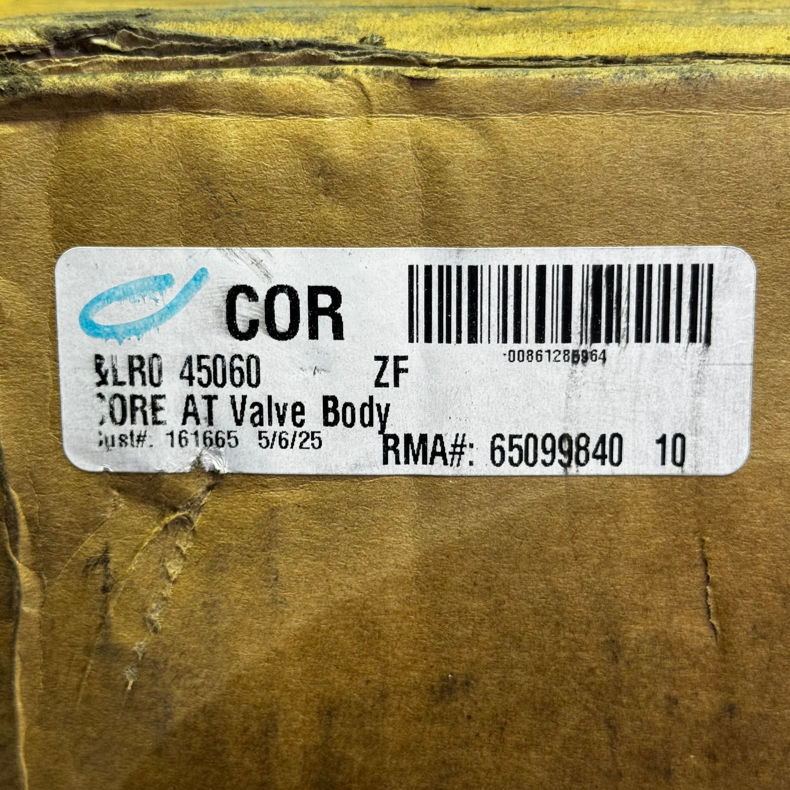 CORE AT Transmission Valve Body ZF6HP For AUDI, BMW Grey 1068198431/A063 (New Other, Distressed Box)