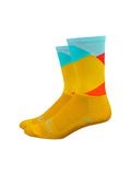 Sock DeFeet Ornot Intersection 6'' Small Bright Gold