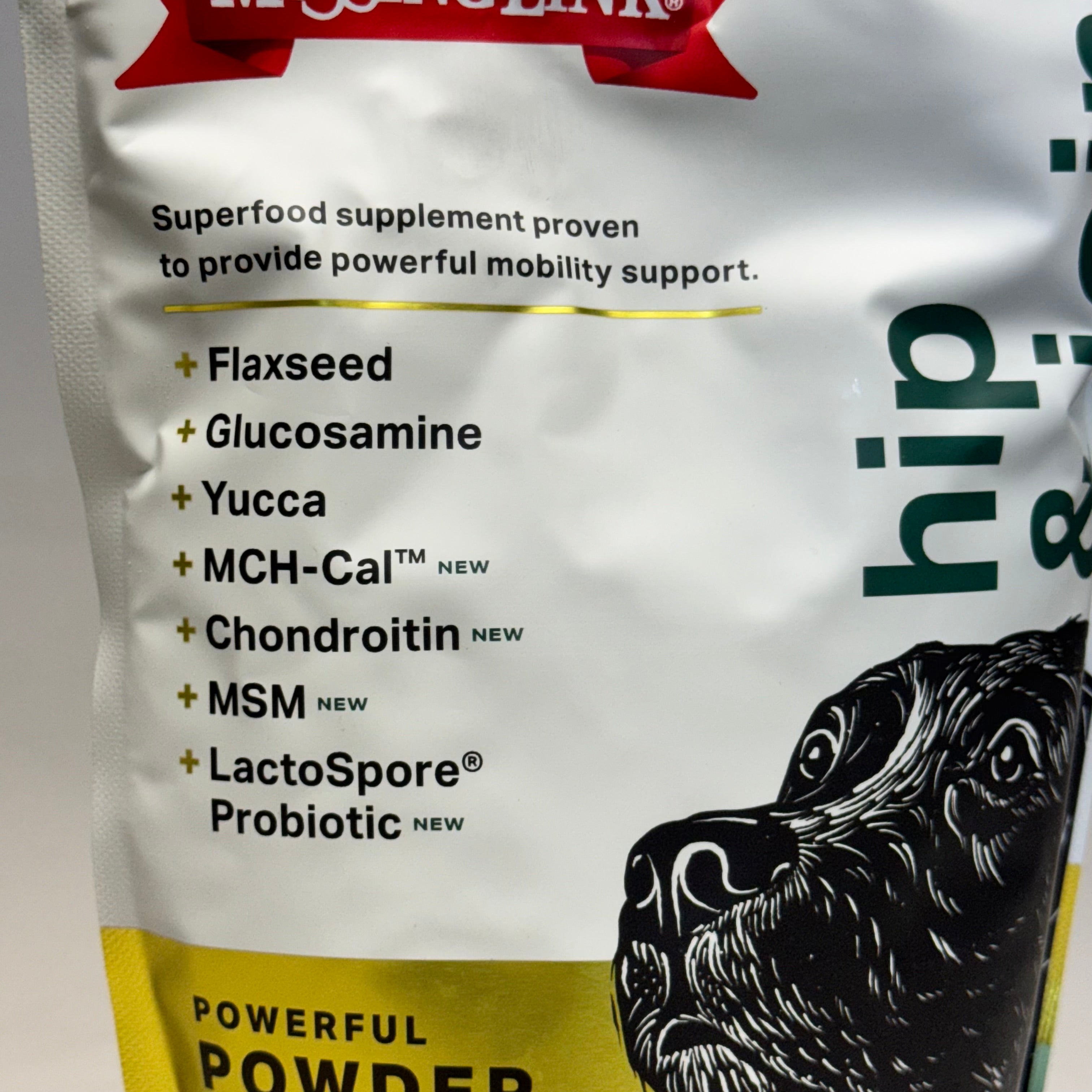 THE MISSING LINK (10 PACK, 1 lb EACH) Hip & Joint Powder Dog Supplement BB 11/25