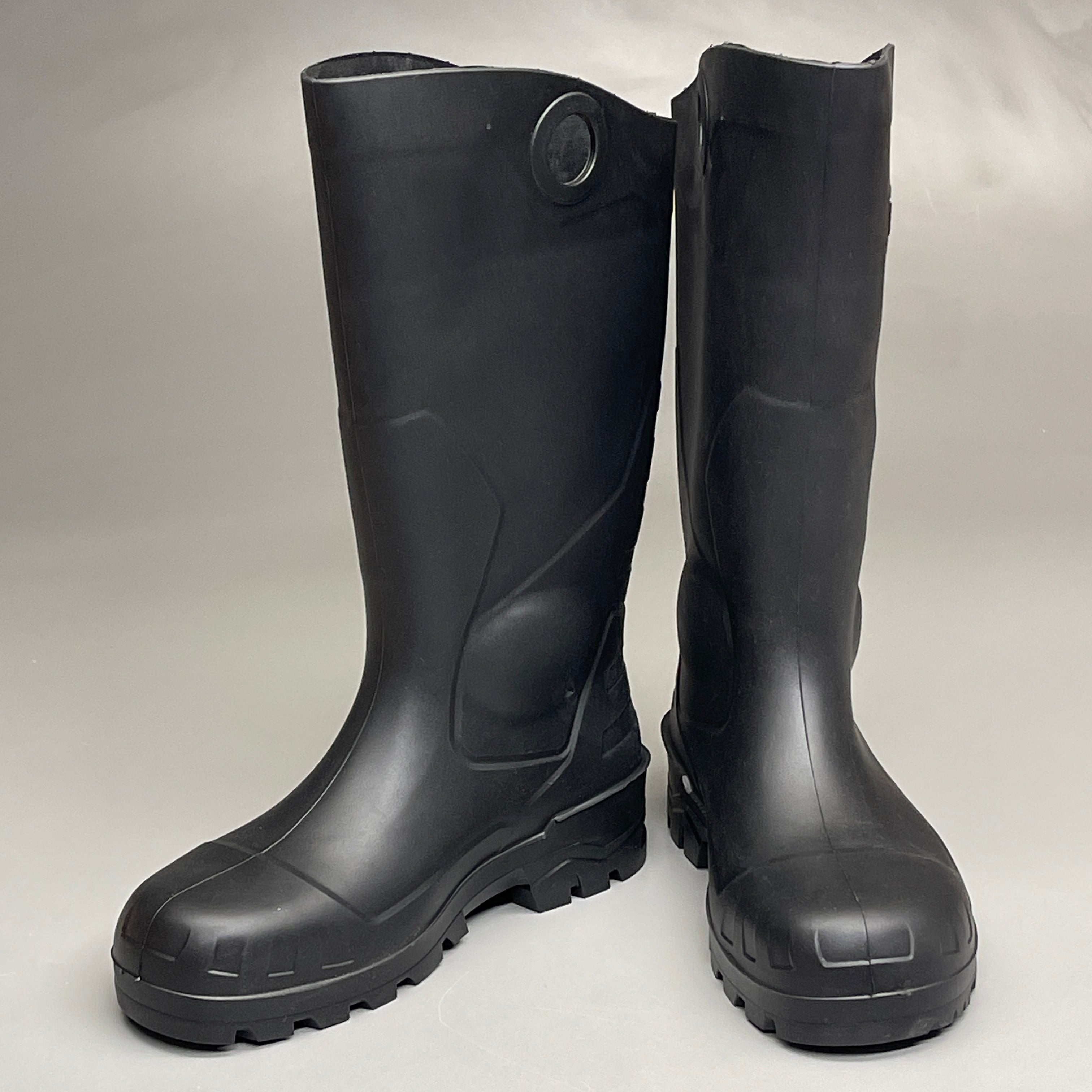 DUNLOP Steel Toe Safety Boots Waterproof Sz M 4 W 6 Black 86776