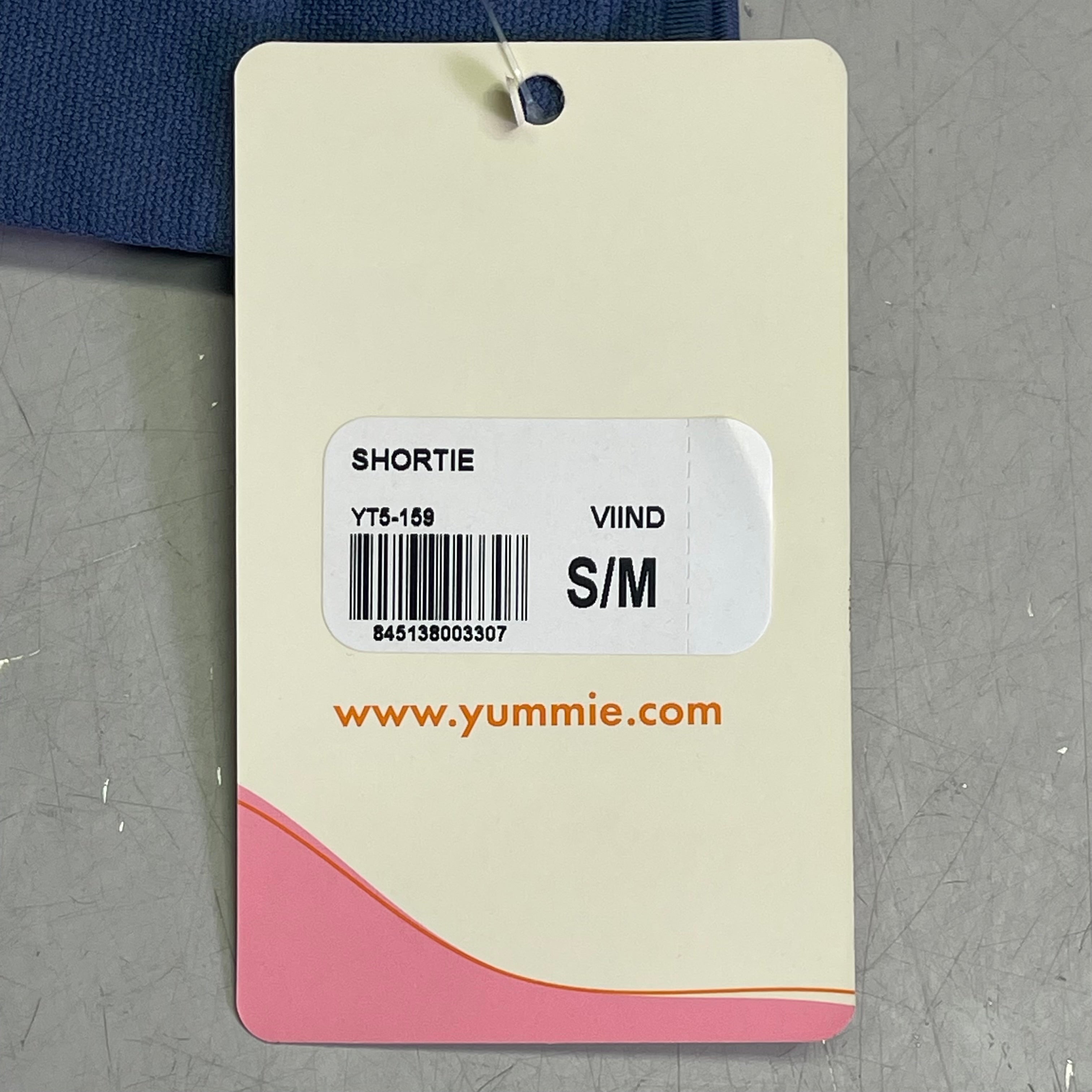 YUMMIE Seamless Shaping Shorties Small/Medium Blue YT5-159