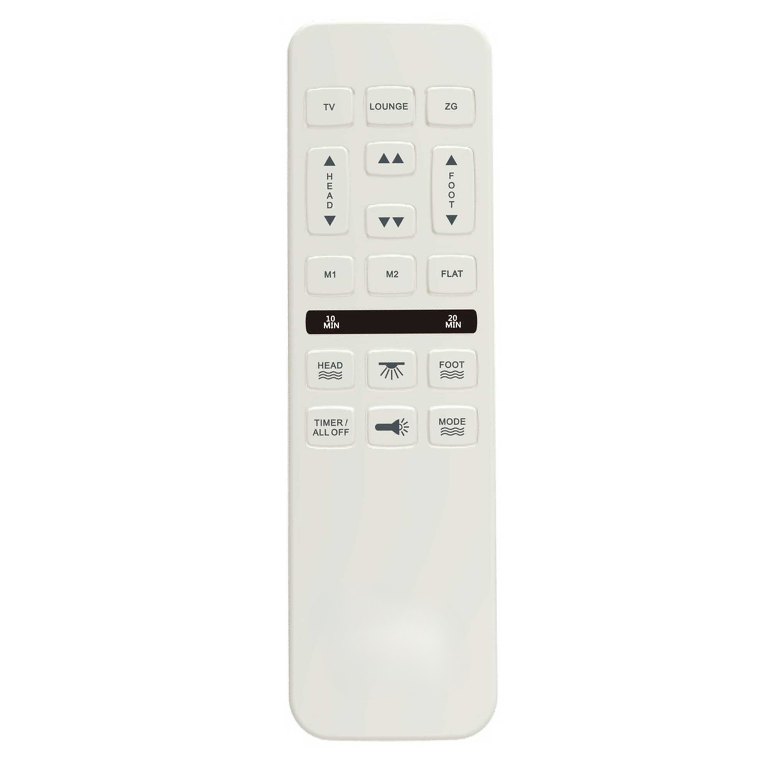 Queen Adjustable Bed Base with Vibration Modes and Adjustable Positions