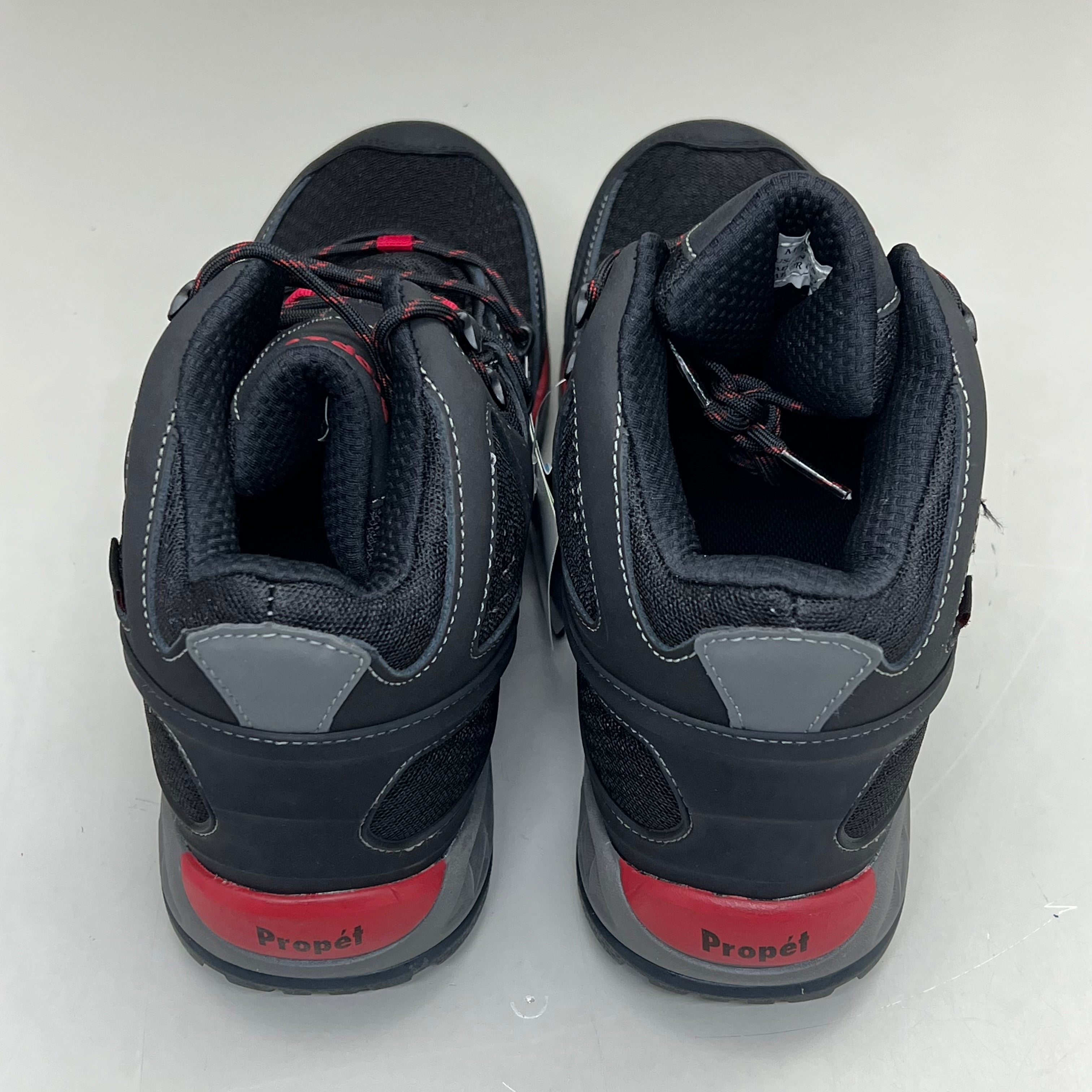 PROPET Veymont Grip Hiking Boot Waterproof Men's Sz 10 X(3E) Black/Red MOA022S