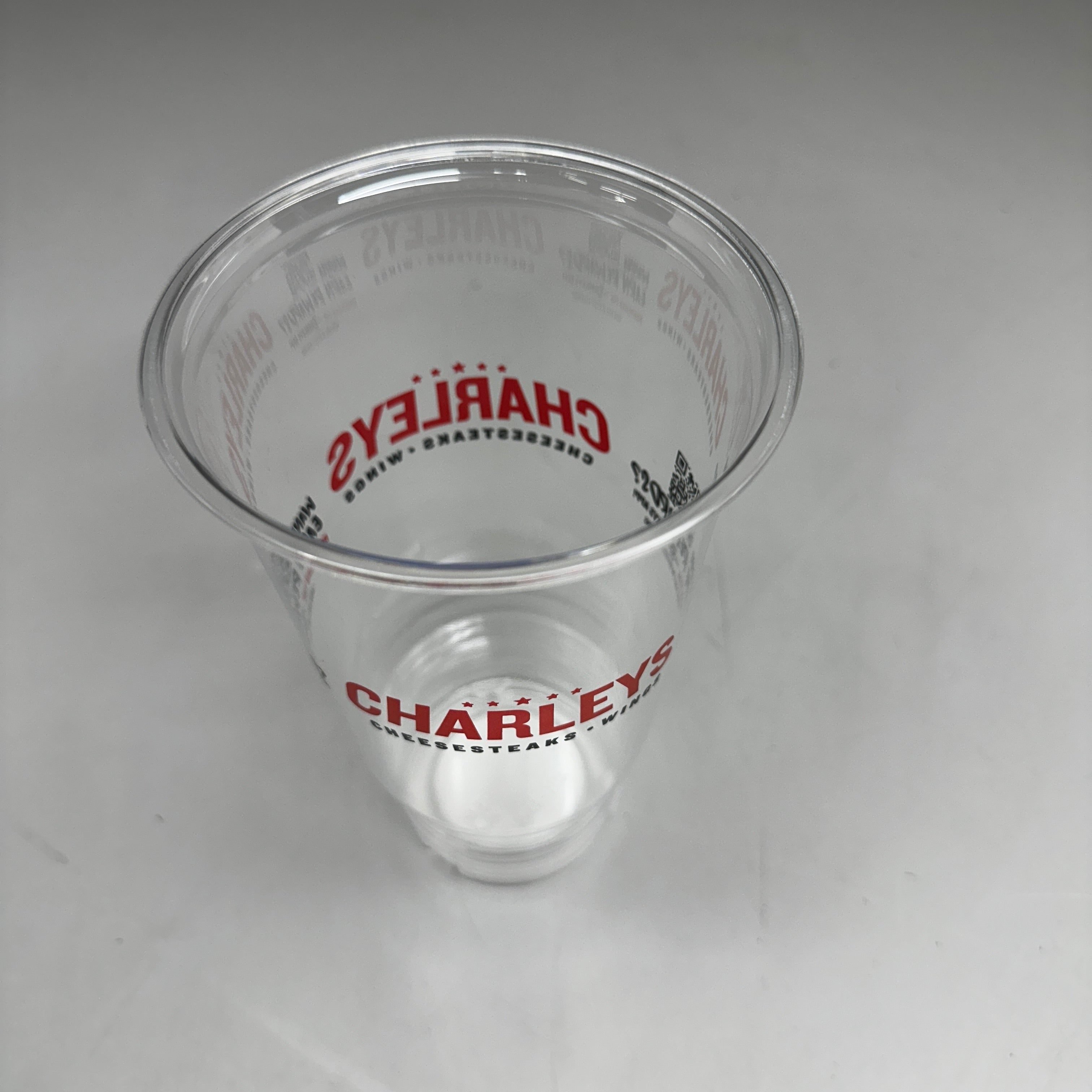 ZA@ CHARLEY'S 500ct 32oz Pet Clear Drinking Cup