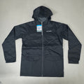 COLUMBIA Rain-Zilla Fleece Lined ZipUp Jacket Unisex Youth Sz L Black RB3418-015