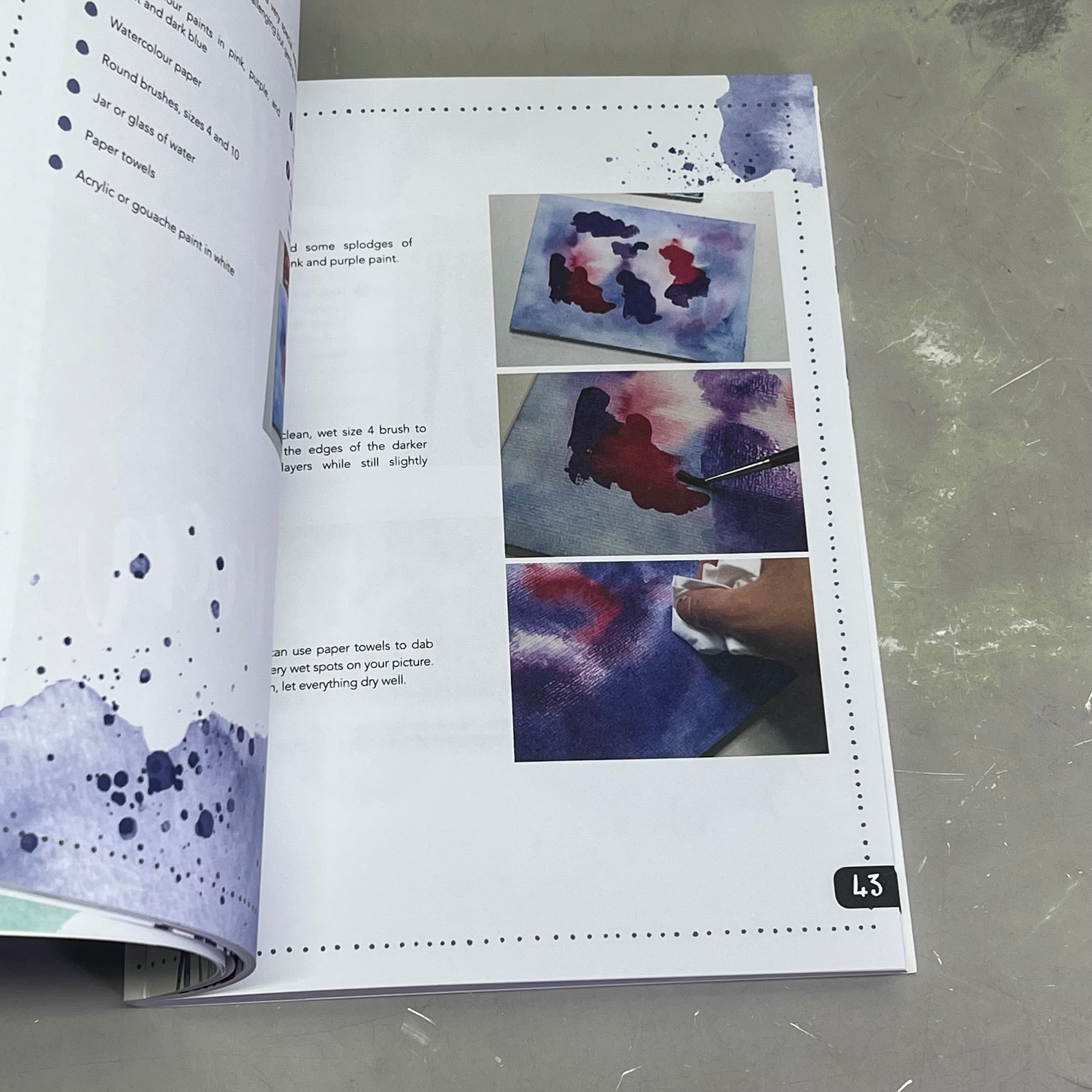 WATERCOLOR MEETS HANDLETTERING A Book Of Blogger Projects Paperback Book