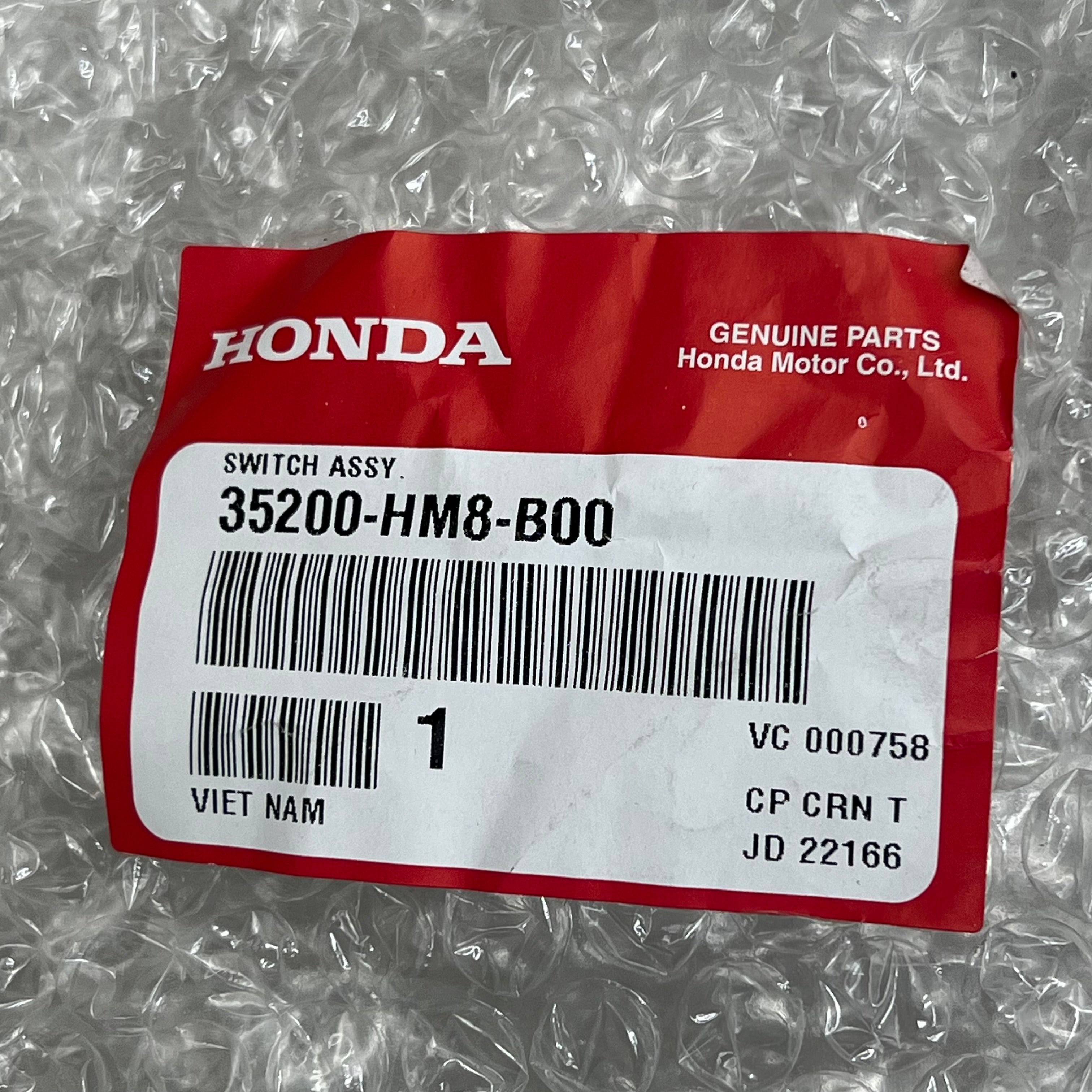 HONDA Switch Assembly Lighting & Engine Starter Genuine OEM 35200-HM8-B00