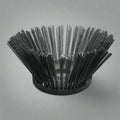 Street Sweeper Gutter Broom Sz 12" H x 24" D Black