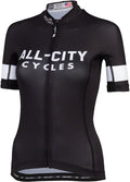 All-City Classic 4.0 Women's Jersey - Black White X-Large
