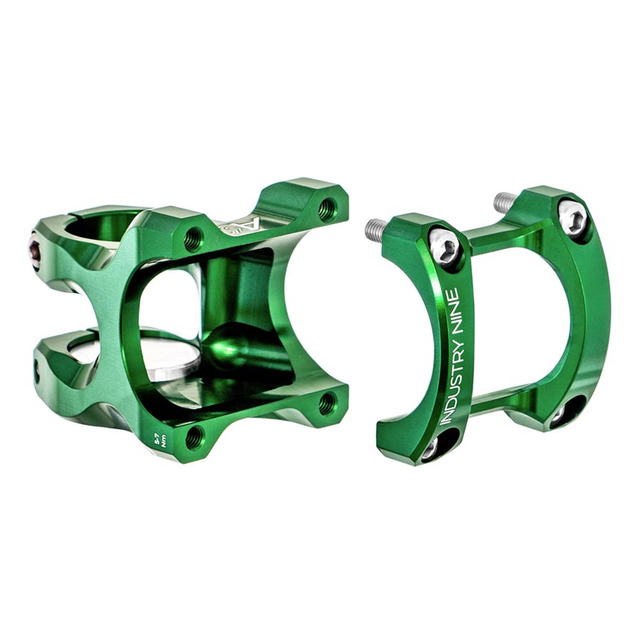 Industry Nine A318 Stem Diameter: 31.8mm Length: 40mm Steerer: 1-1/8'' 6° Green