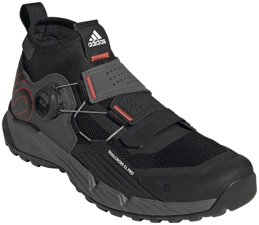 Five Ten Trailcross Pro Mountain Clipless Shoes - Women's Gray/Black/Red 6