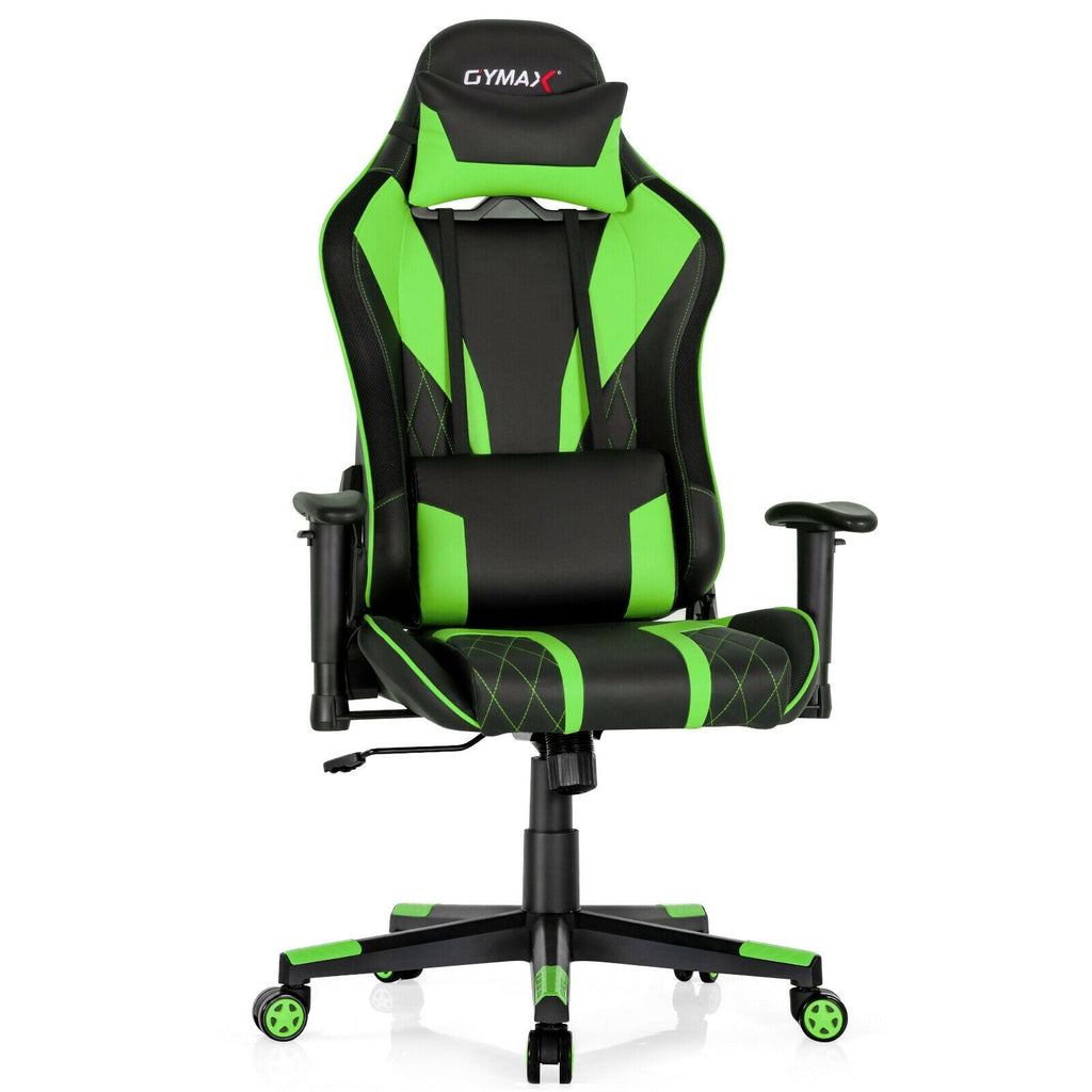 Gaming Chair Adjustable Swivel Computer Chair with Dynamic LED Lights