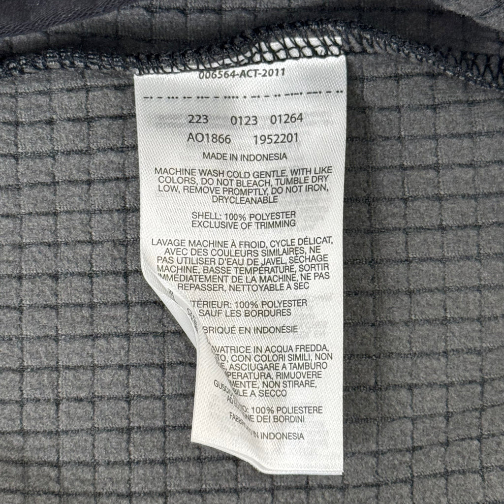 COLUMBIA Park View Fleece Half Zip Omni-Wick Men's Sz XL Blk Heather 1952201010