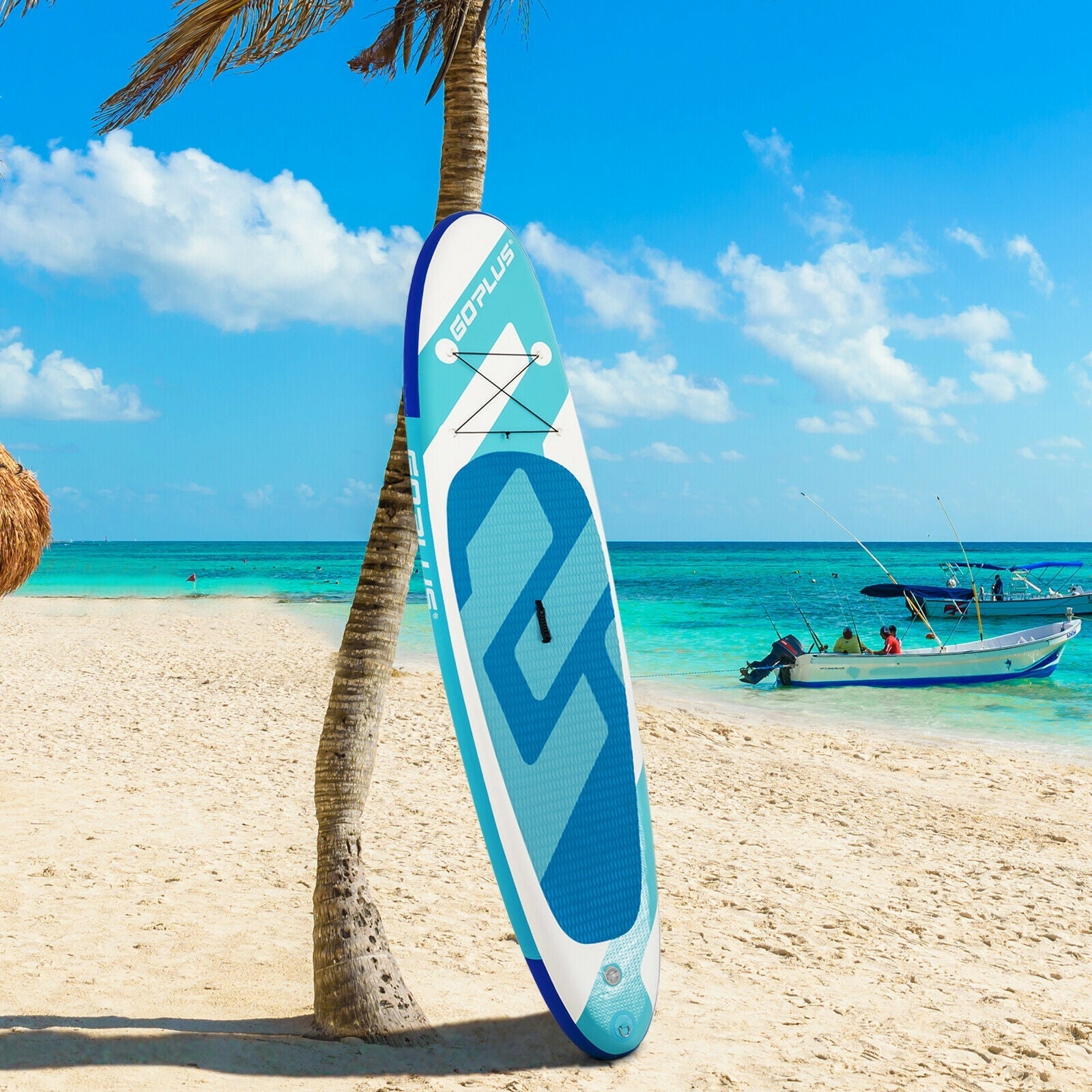 10 Feet Inflatable Stand Up Paddle Board 6 Inch Thick with Accessory Pack