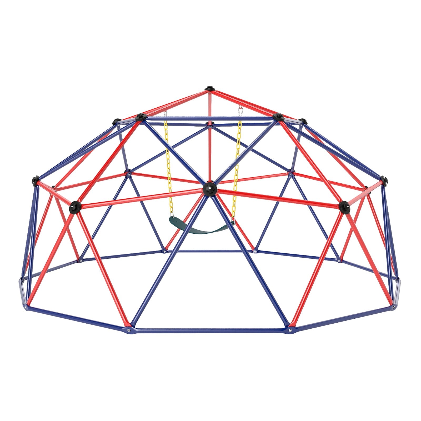 10 Feet Dome Climber with Swing and 800 Lbs Load Capacity