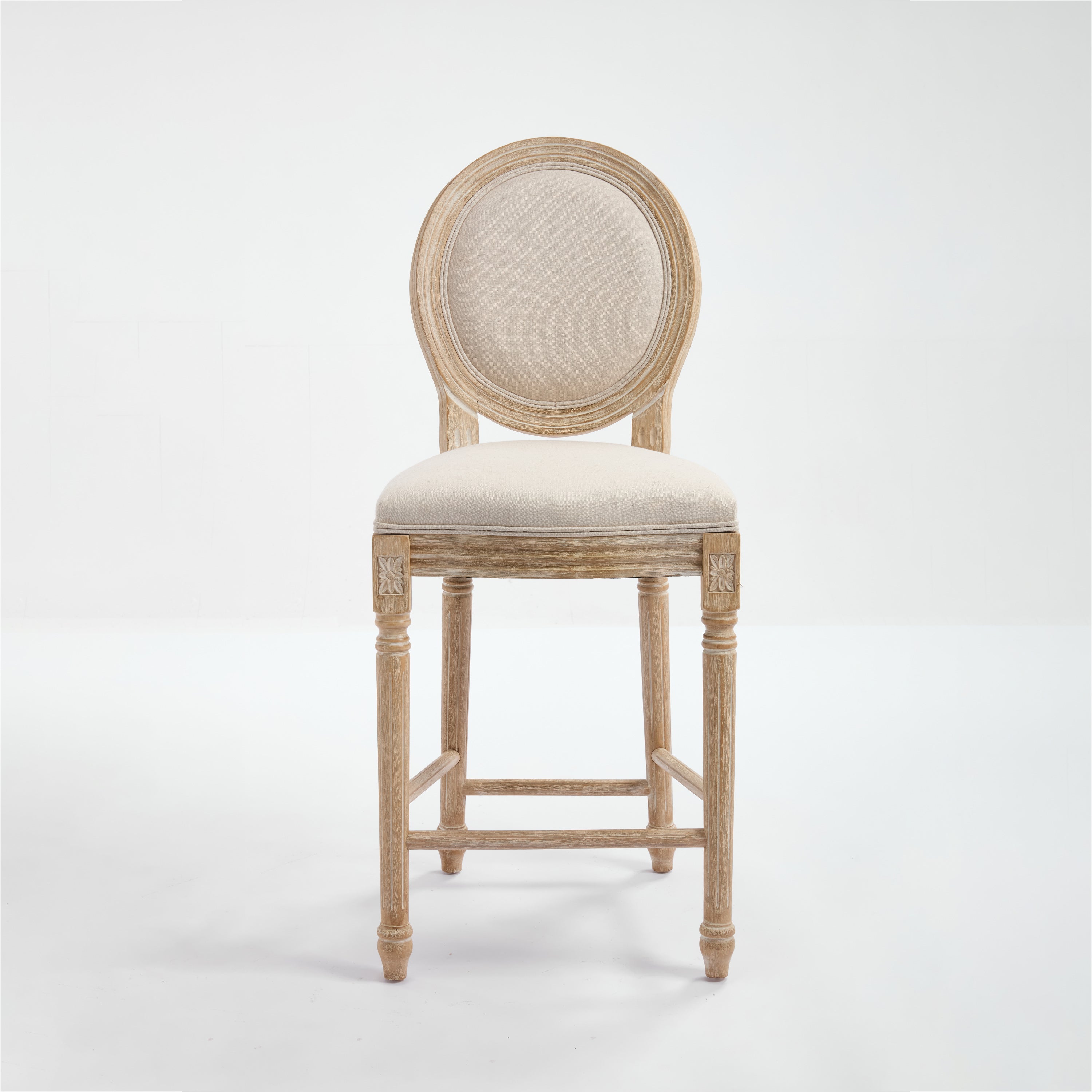 French Country 26'' Height Bar Chairs Set of 2
