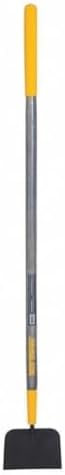 True Temper 2683200 7 in. Forged Sidewalk and Ice Scraper with 48 in. Hardwood Handle with Cushion Grip, 7-Inch, Black/Gray