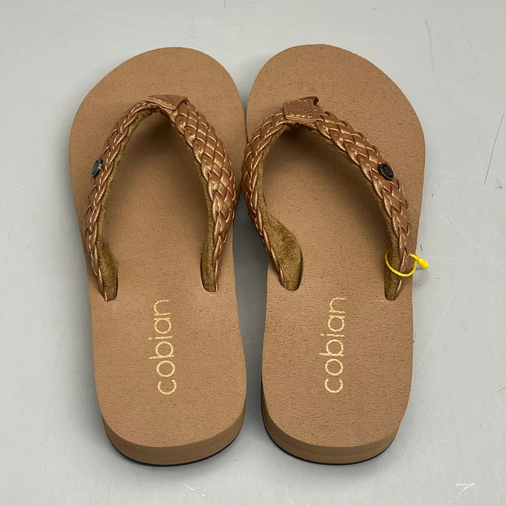 COBIAN Braided Bounce Sandals Women's SZ 10, EU 41 Chestnut BRB10-210-10
