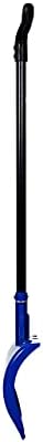 EarthWay Polar Tech 93017 Snow Shovel for Driveway - 26 Inch Blue Shovel with High Impact ABS Resin, Long Fiberglass Handle, Ergonomic D Handle, Quick Assembly