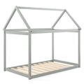 Stable Kids Platform Floor Bed with Roof an