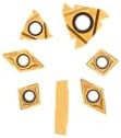 14 Pcs Turning Inserts for 1/2'' 12mm Turning Grooving Threading Boring Carbide Inserts Carbide Turning Tool