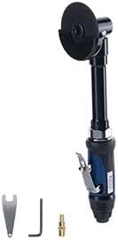 Air Cut off Tool,PNEUPACTURE 3 inch Cut off Tool,18000RPM,360-degree guard,Extended Handle, Apply to Cutting Various Materials