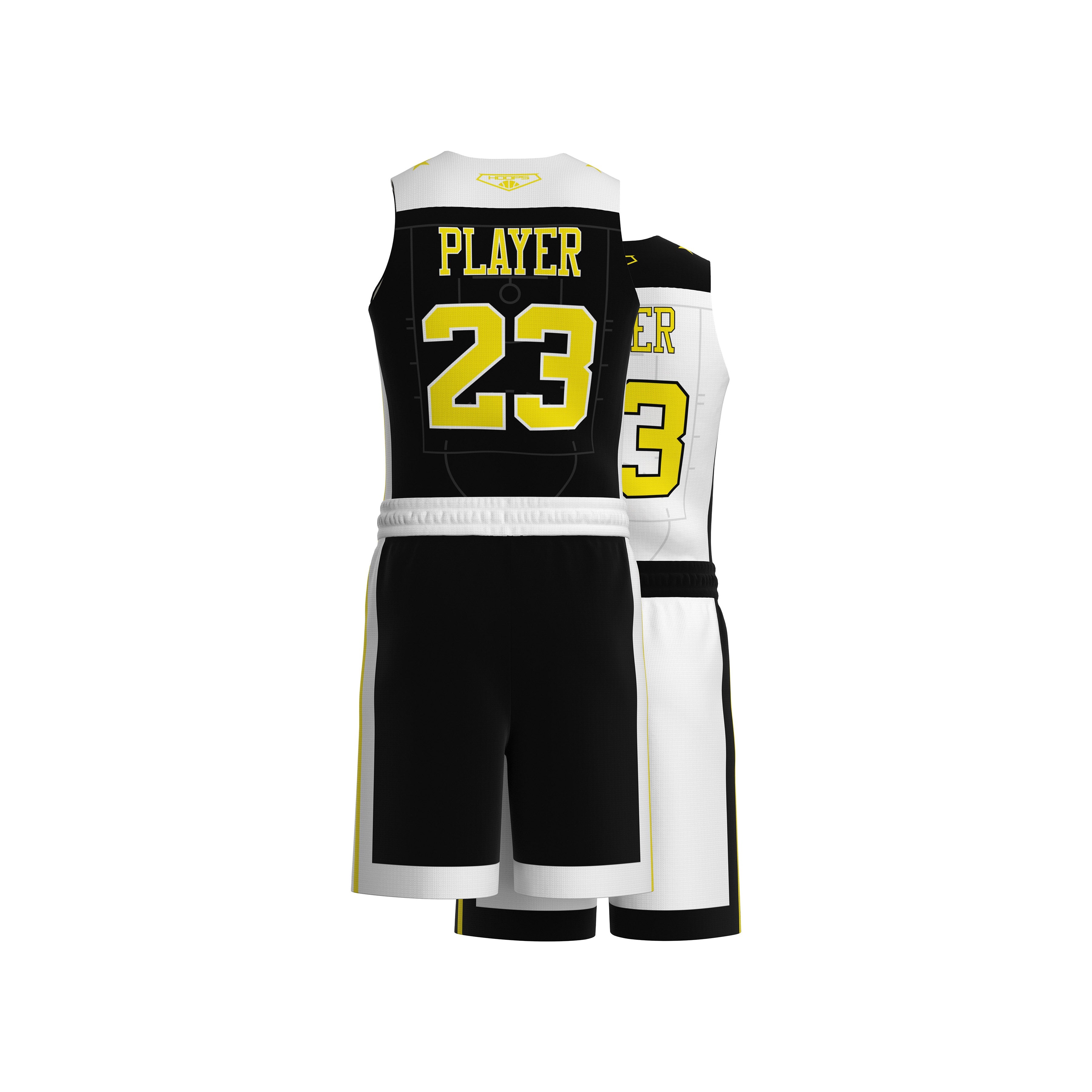 Custom Basketball Reversible Uniform - Kentucky Pattern (Sublimated, Team Order)