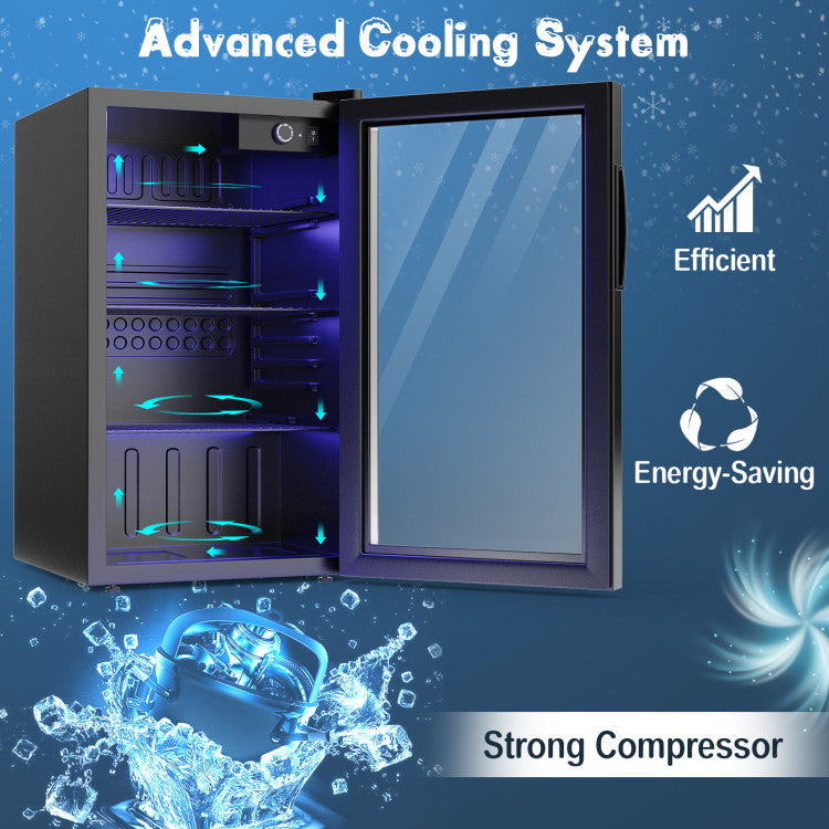 120-Can Beverage Fridge