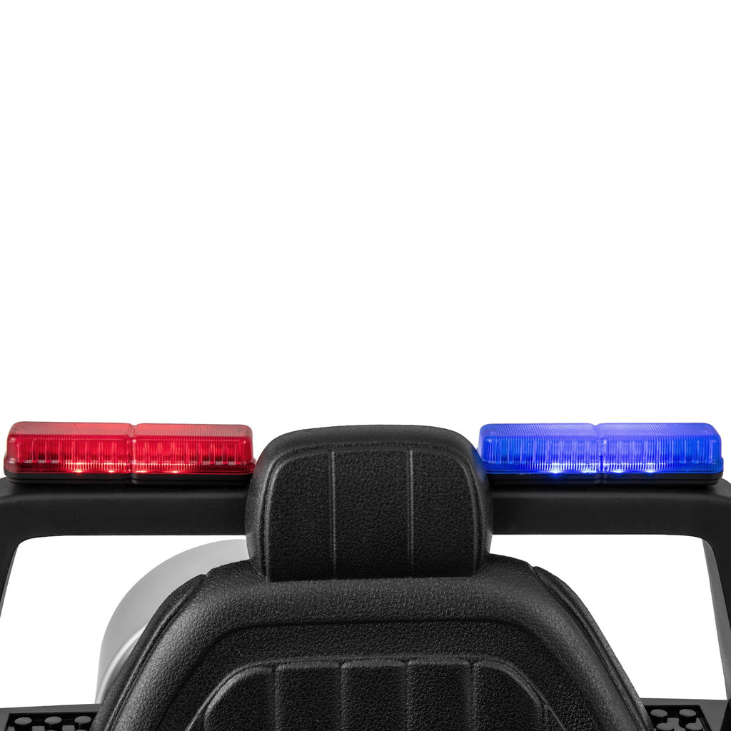 12V Kids Ride on Police Car with Remote and Siren Flashing Lights
