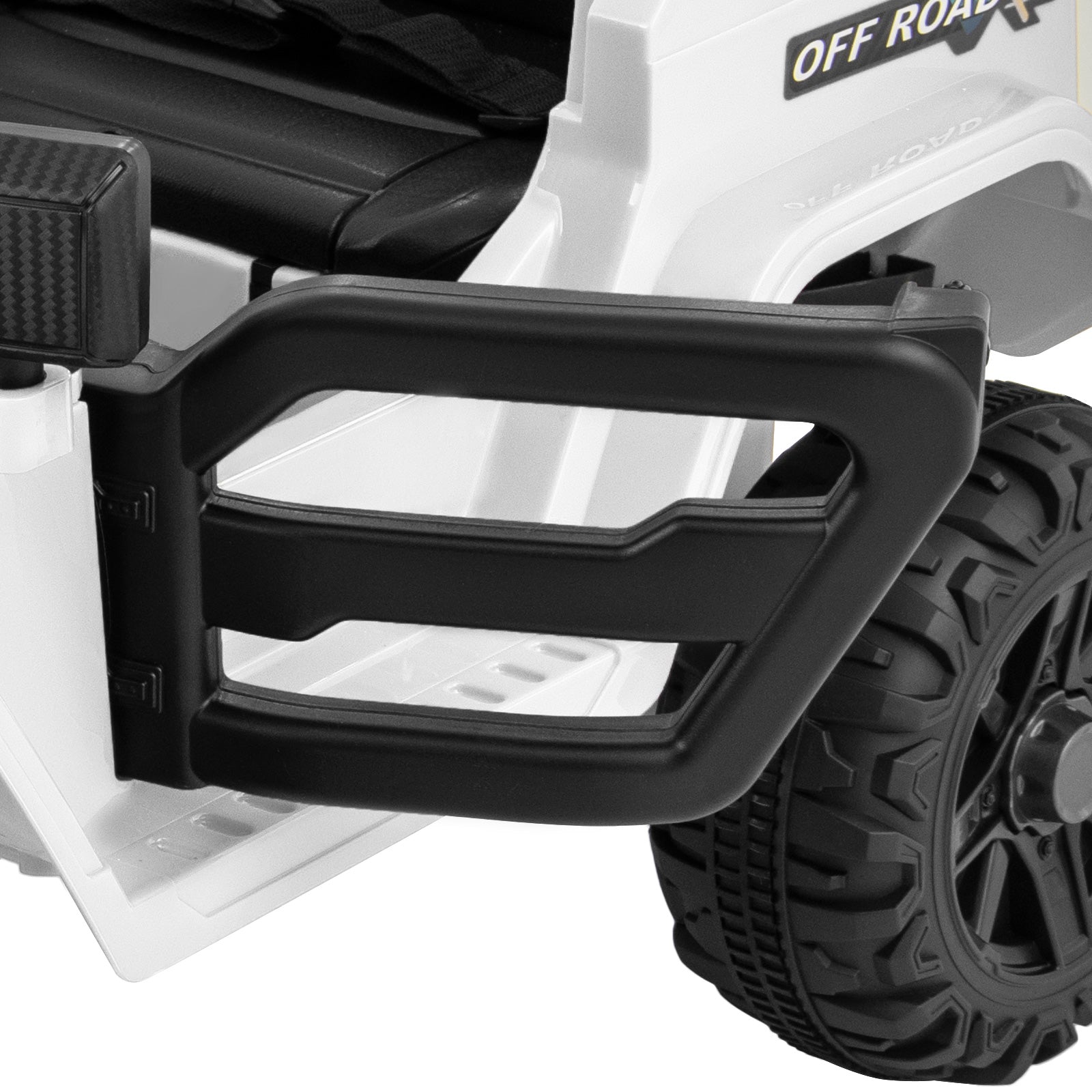 12V Kids Ride on Truck Car with Remote Control Threaded Wheels and 3 Speeds