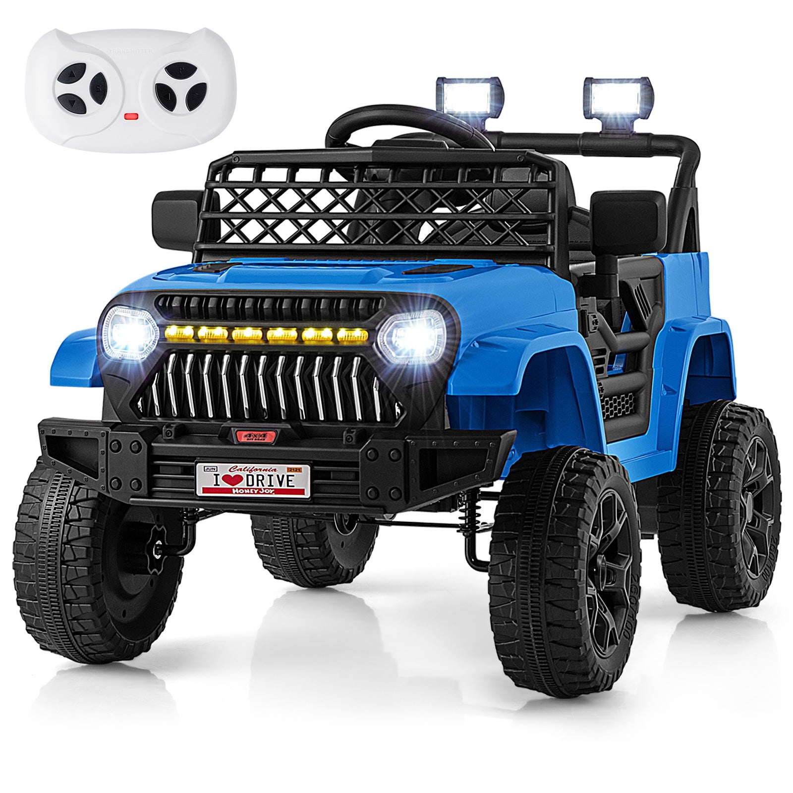12V Kids Ride on Truck Car with Parental Remote and Music Player