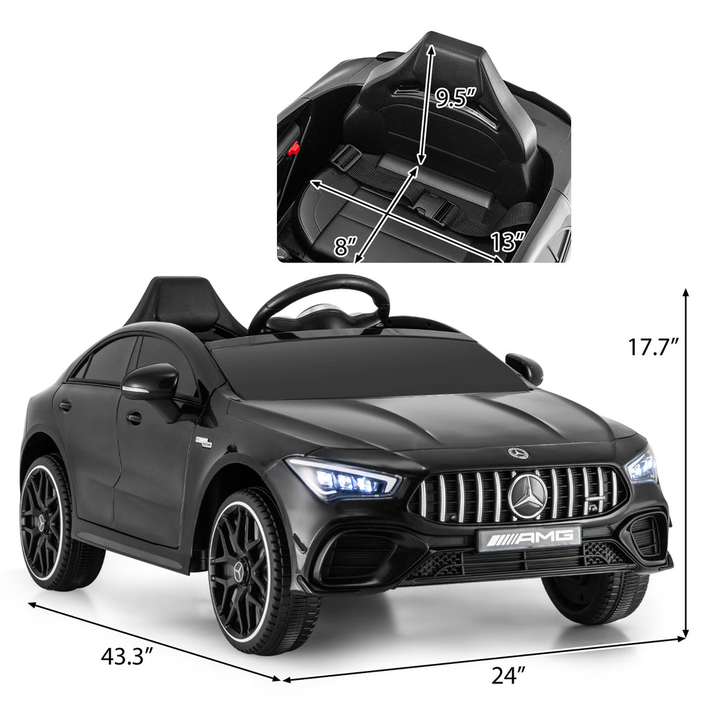 12V Kids Ride on Car Mercedes-Benz AMG CLA 45 with Remote