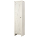 Linen Tower Bathroom Storage Cabinet Tall Slim Side Organizer with Shelf