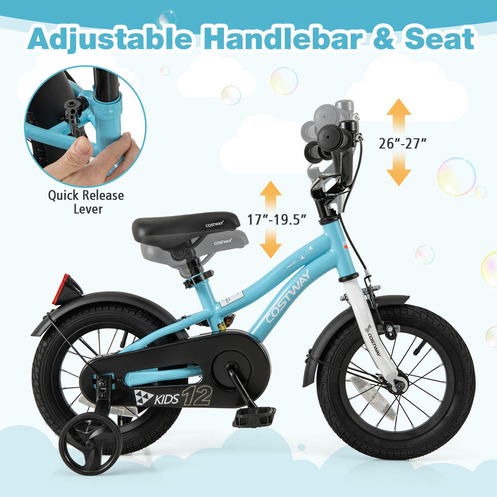 14-Inch Kids Bike for 3-5 Years Old Children Bicycle with Training Wheels