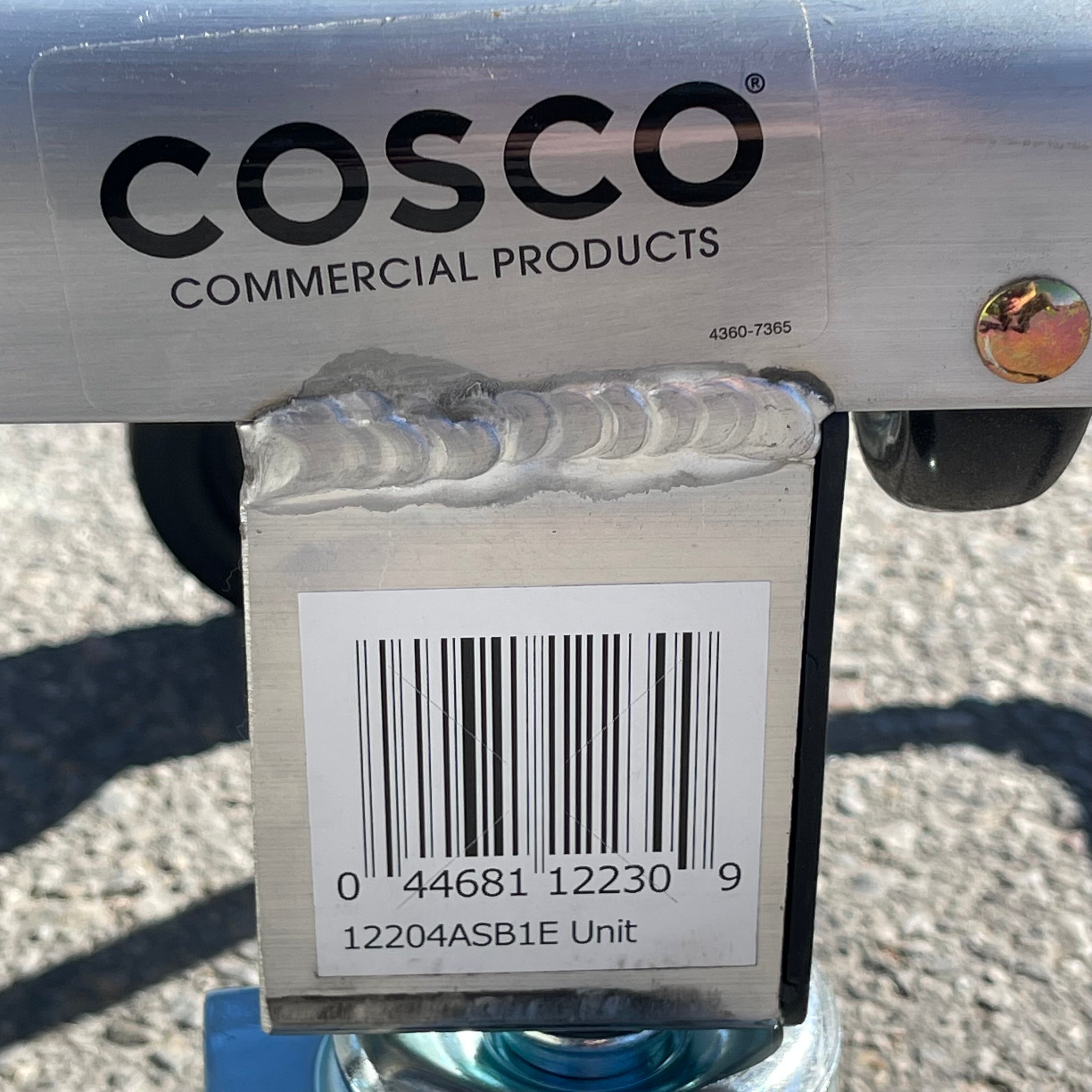 COSCO 2-In-1 Hybrid Handtruck Silver & Black 12204ASB1E