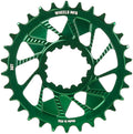 Wheels Manufacturing Direct Mount Chainring - 30t SRAM 3-Bolt Direct Mount 3mm Offset Compatible Hyperglide+ Chain Green