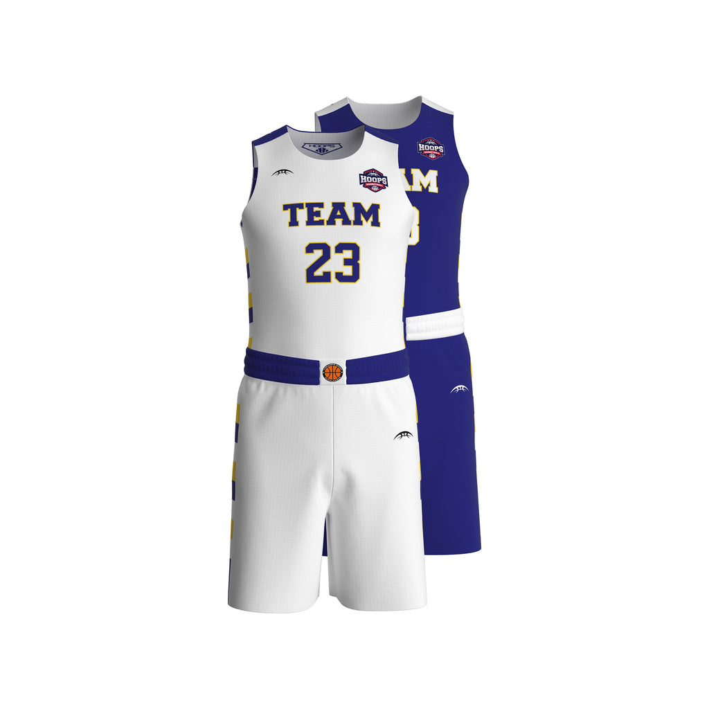 Custom Basketball Reversible Uniform - Eagle Pattern (Sublimated, Team Order)