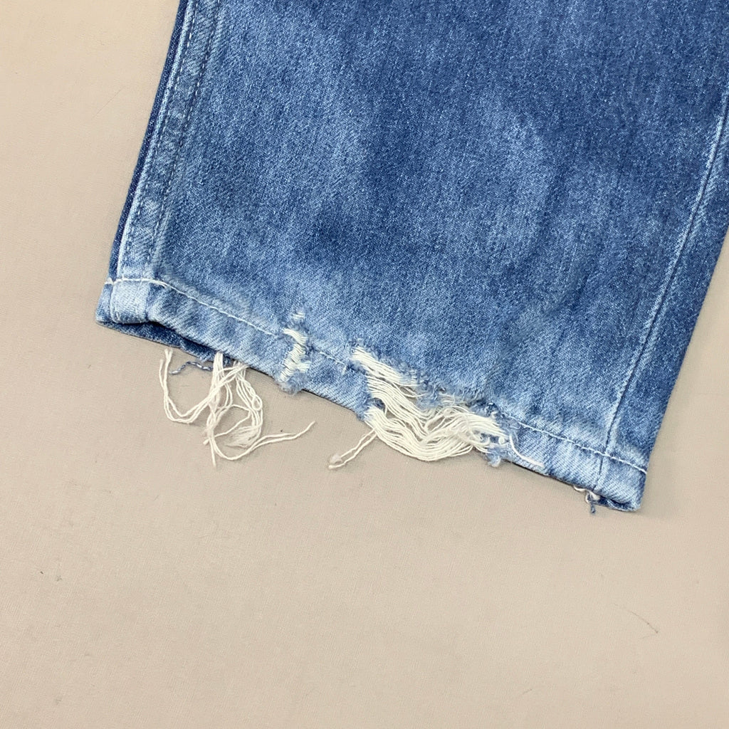 ETICA Tyler Vintage Straight Crop Jeans 100% Cotton Shipwreck Size 24 EW178114A