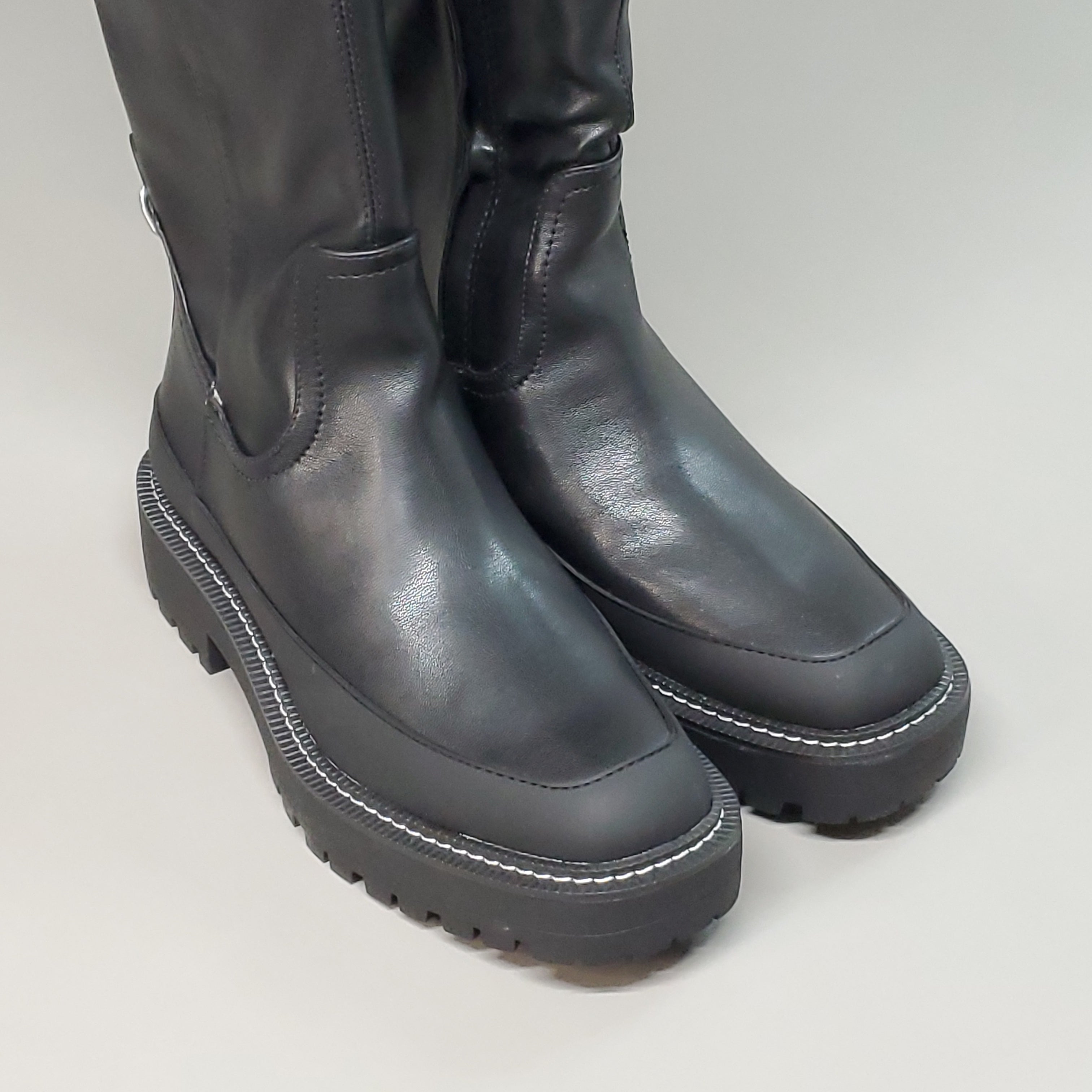Sam Edelman Lerue Nappa Black Tall Boots Women’s 7.5 M H8522L1001 New