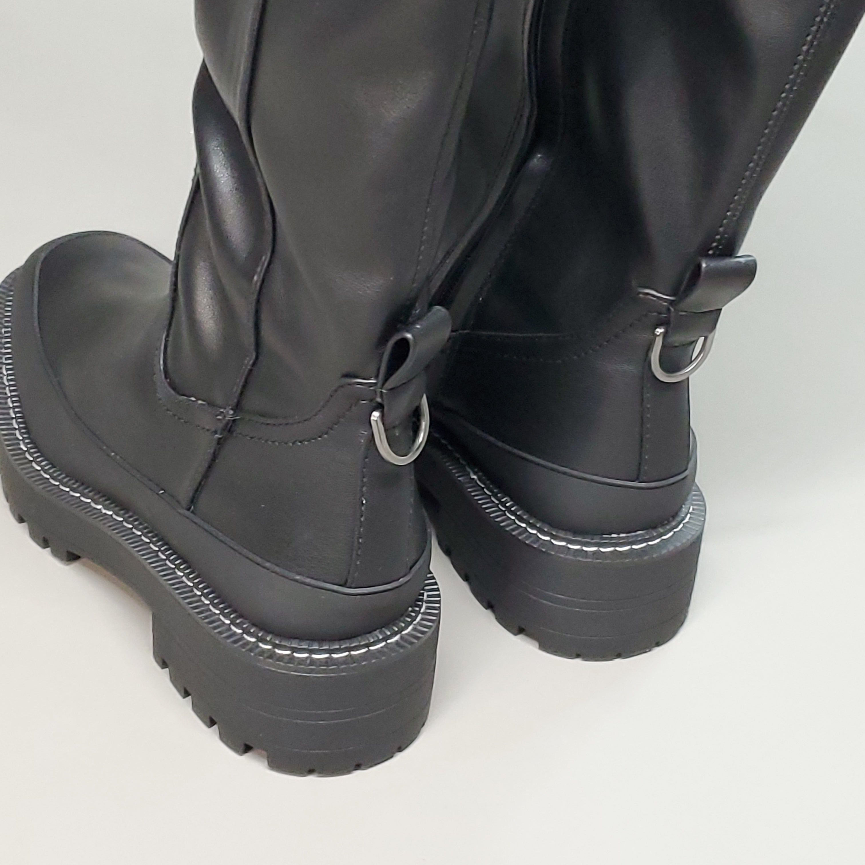 Sam Edelman Lerue Nappa Black Tall Boots Women’s 7.5 M H8522L1001 New