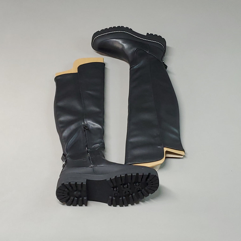 Sam Edelman Lerue Nappa Black Tall Boots Women’s 7.5 M H8522L1001 New