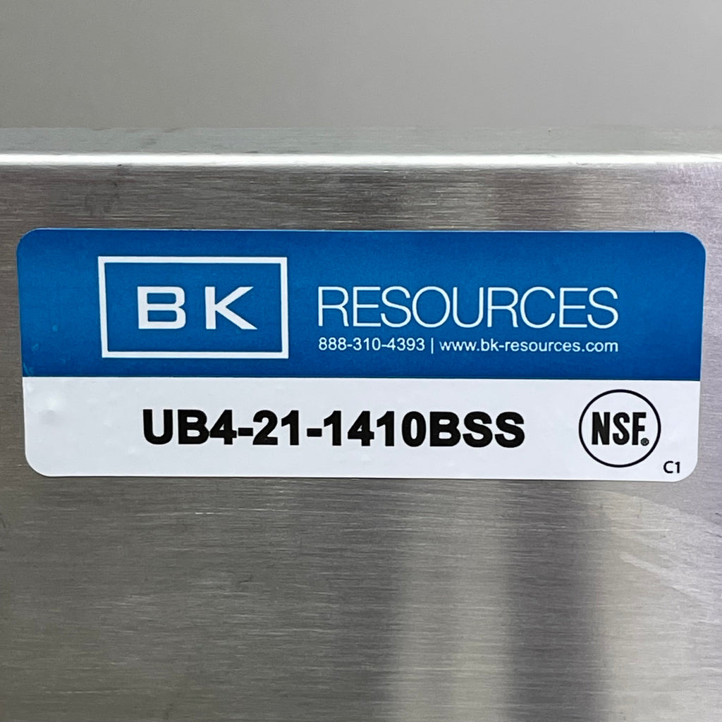 BK RESOURCES Blender Station 18"W x 21-1/4"D Steel UB4-21-1410BSS