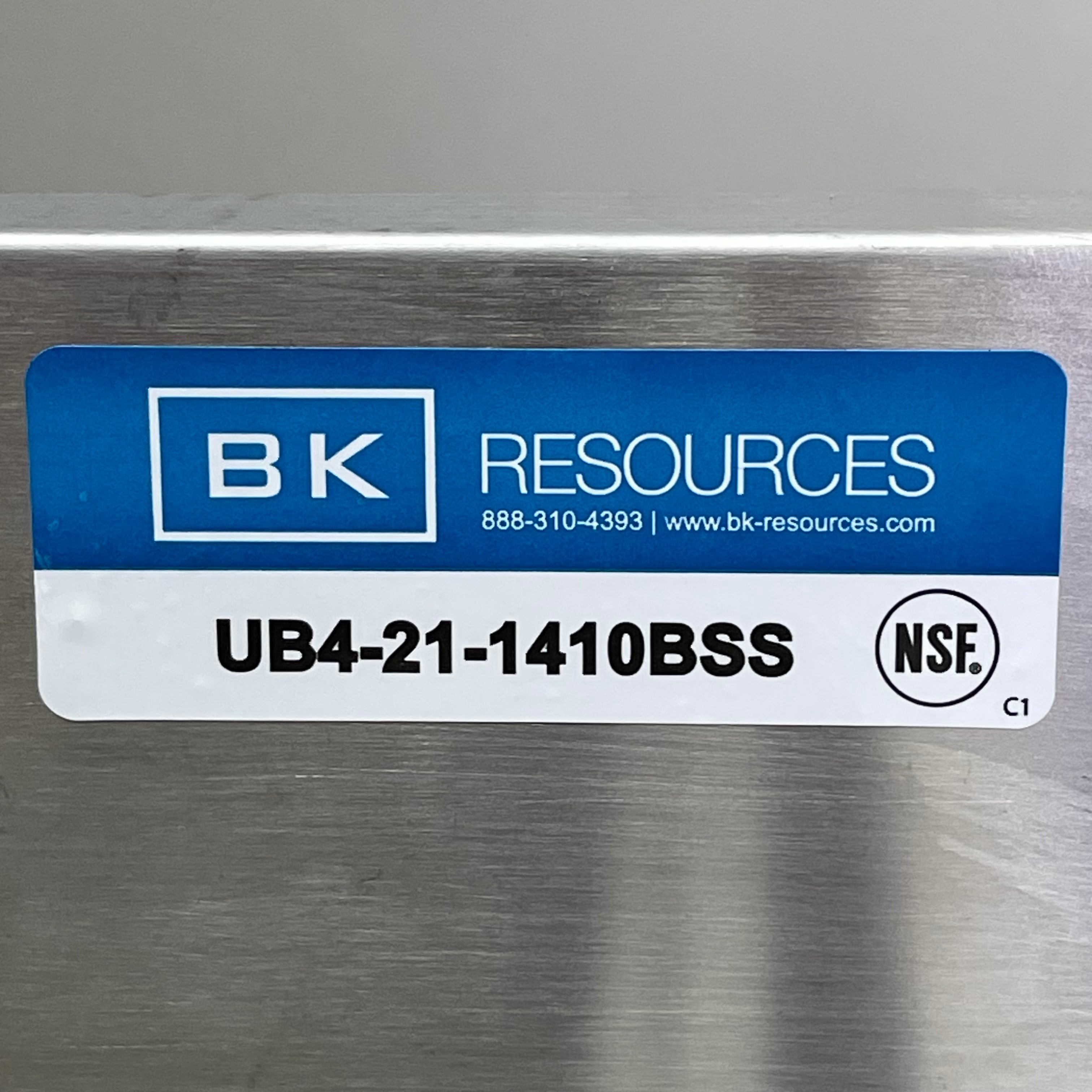 BK RESOURCES Blender Station 18"W x 21-1/4"D Steel UB4-21-1410BSS