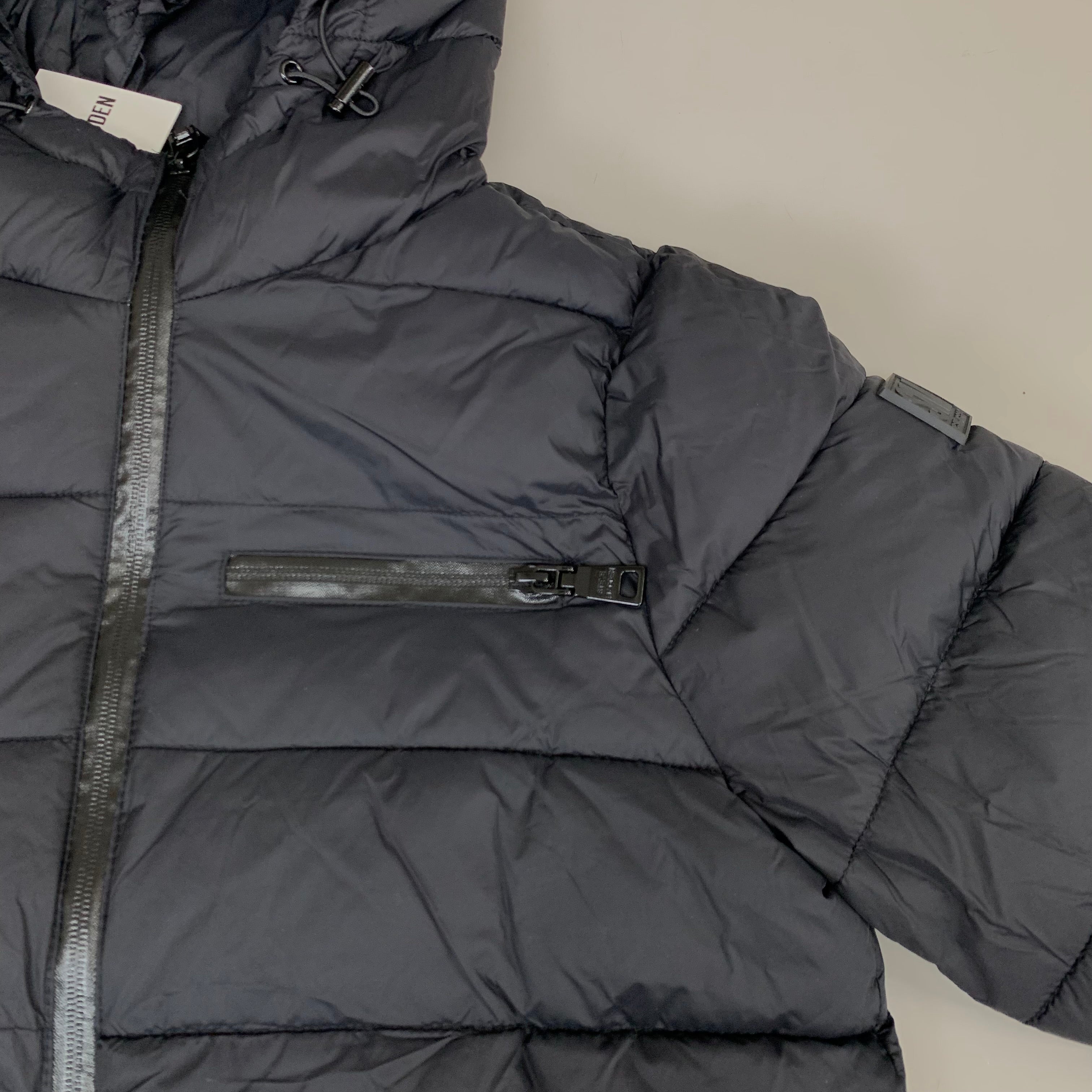 DKNY Boys' Winter Jacket Insulated Quilted Puffer Parka Small