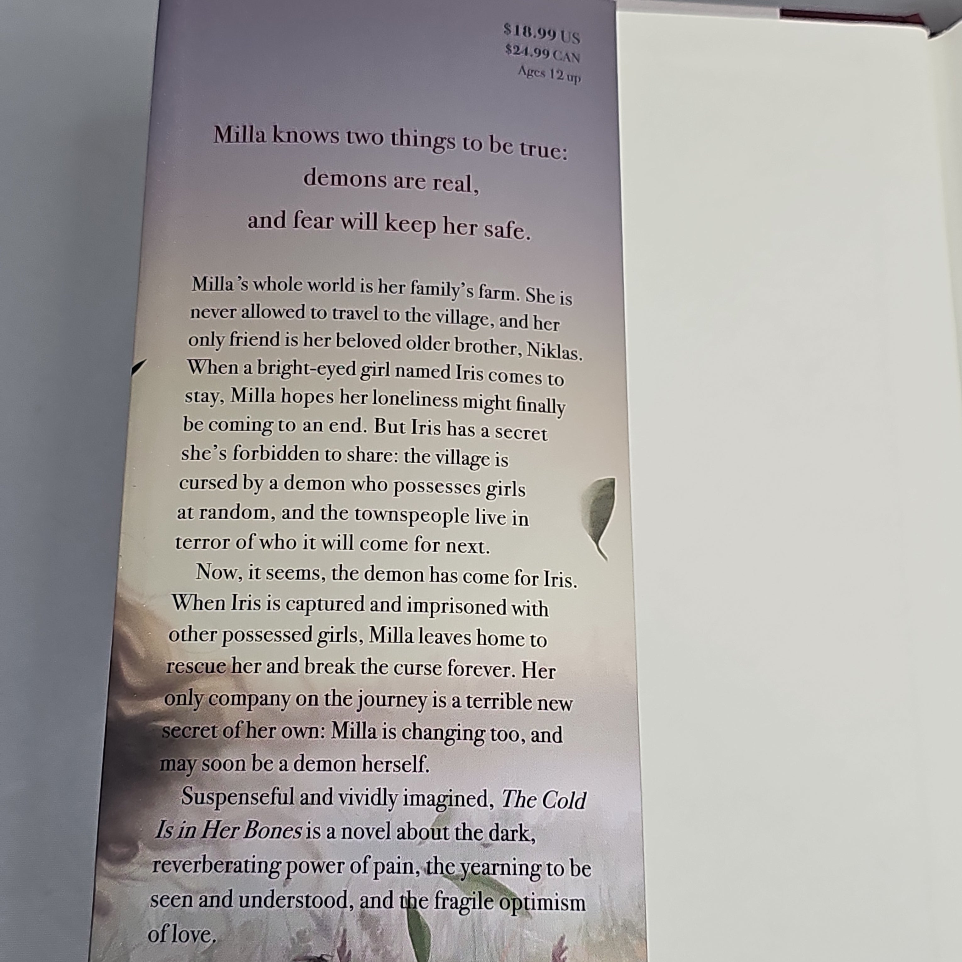 THE COLD IS IN HER BONES By Peternelle van Arsdale Book Hardback (New)