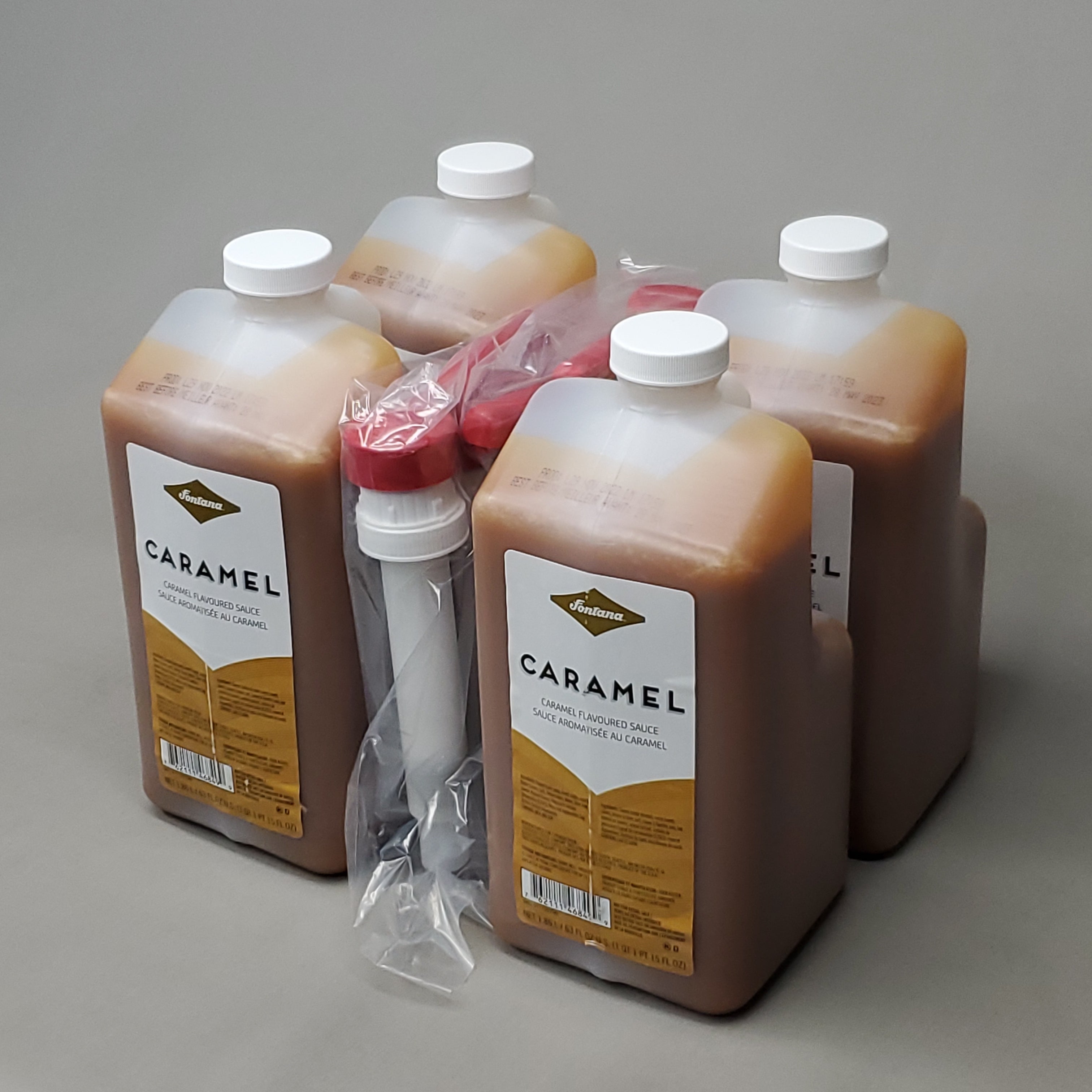 ZA@ STARBUCKS (4-PACK) Fontana Caramel Flavored Sauce (1.86 L/bottle) BB 05/24 (AS-IS) H
