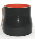Silicone Reducing Sleeve 3.5" ID to 3" ID - Gloss Black